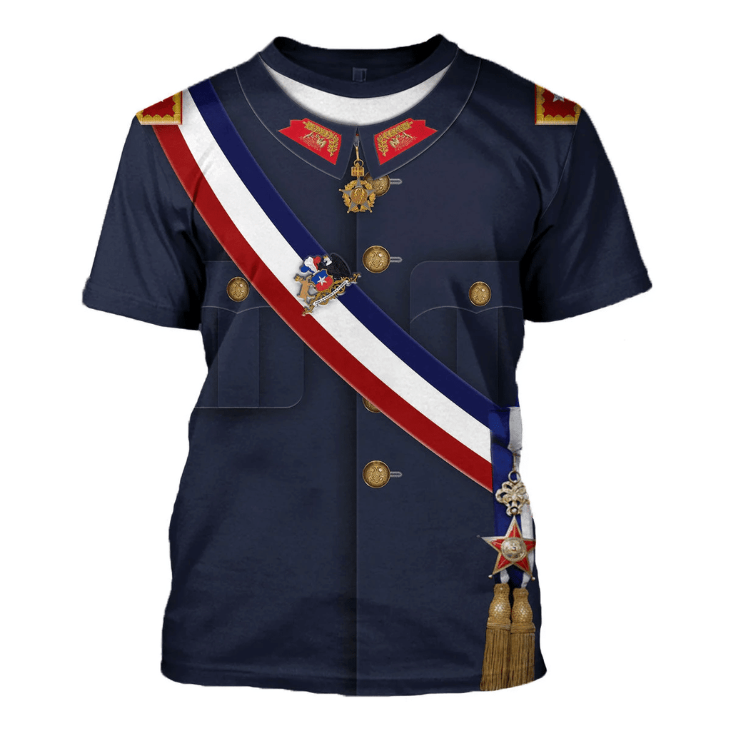  CustomsPig Augusto Pinochet 29th President Of Chile Costume Hoodie Sweatshirt T-Shirt Tracksuit -  CustomsPig.com