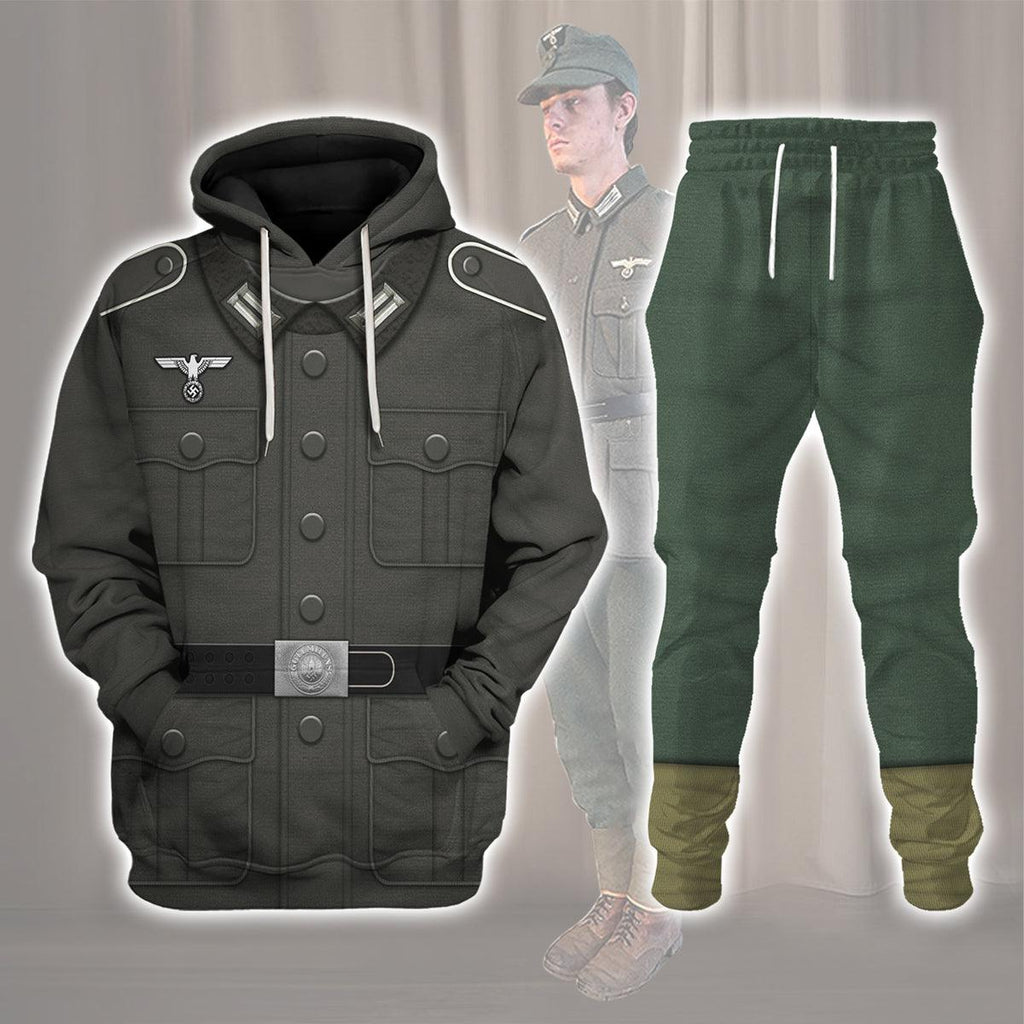 CustomsPig Basic German Army Uniform- Private Soldier Costume Hoodie Sweatshirt T-Shirt Tracksuit - CustomsPig.com