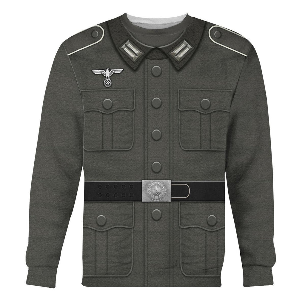 CustomsPig Basic German Army Uniform- Private Soldier Costume Hoodie Sweatshirt T-Shirt Tracksuit - CustomsPig.com