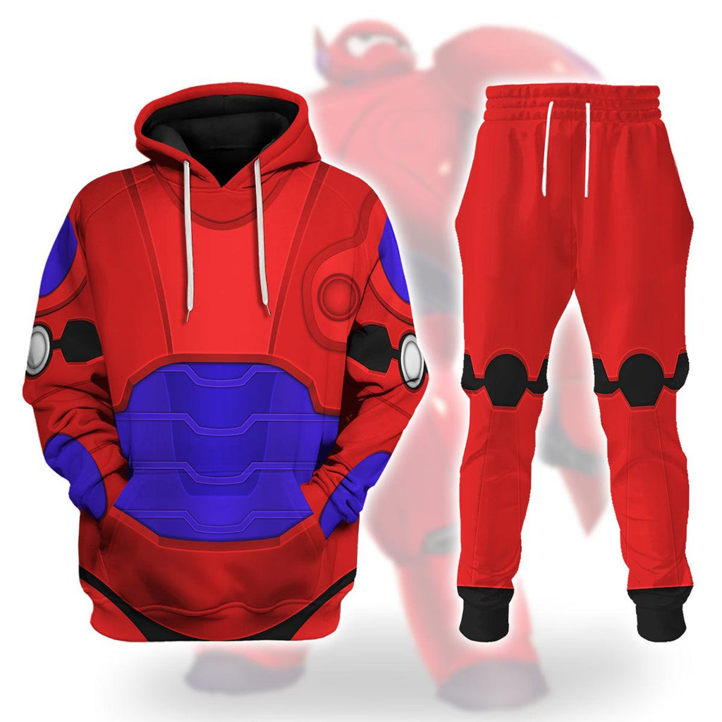 CustomsPig Baymax Super Armor Cosplay Costume Hoodie Sweatshirt T-Shirt Sweatpants - CustomsPig.com