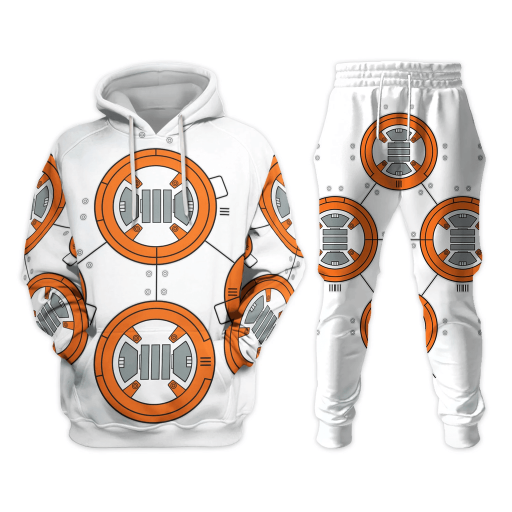  CustomsPig BB 8 Robot Costume Hoodie Sweatshirt T-Shirt Sweatpants -  CustomsPig.com