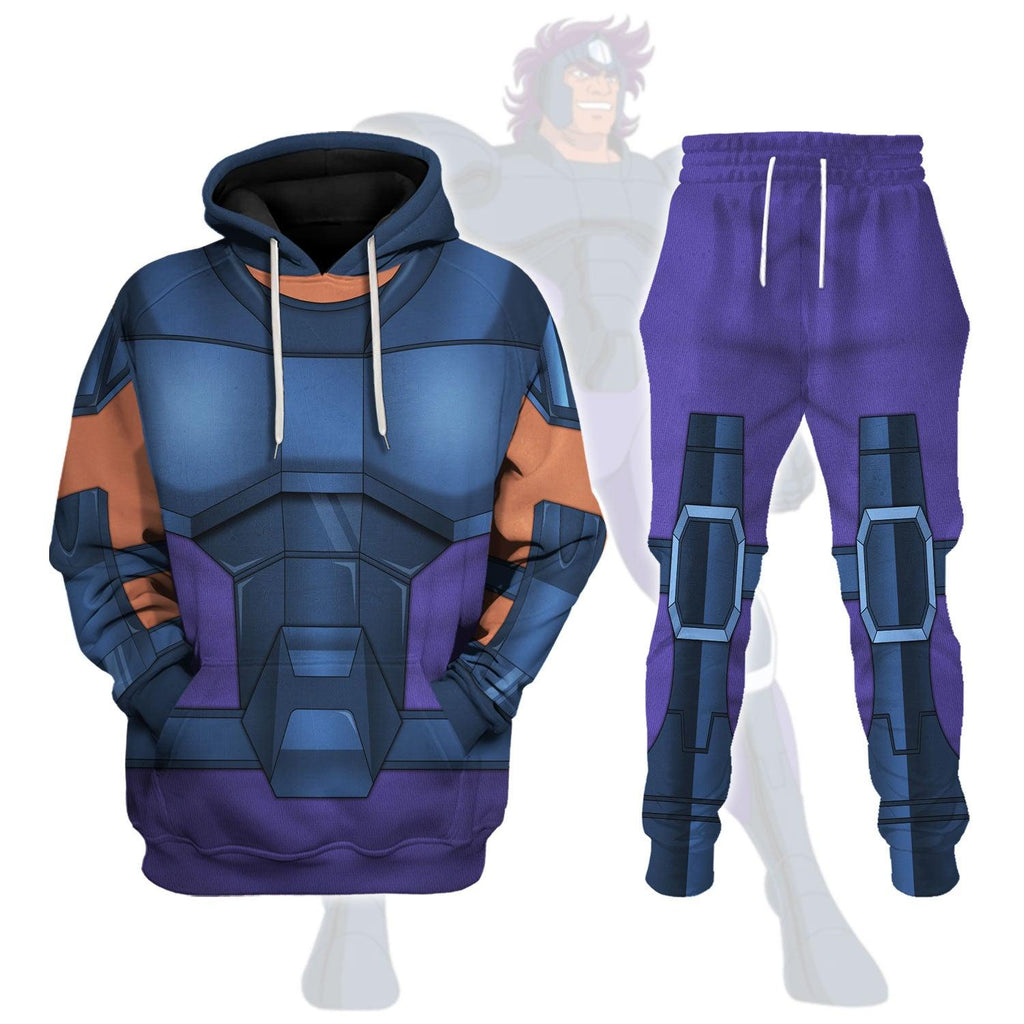 CustomsPig Bear Geki Saint Seiya Costume Hoodie Sweatshirt T-Shirt Tracksuit - DucG