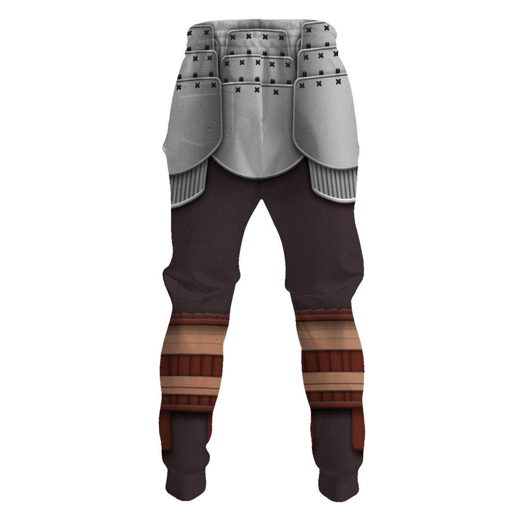  CustomsPig Beskar Mandalorian Samurai Costume Hoodie Sweatshirt T-Shirt Sweatpants -  CustomsPig.com