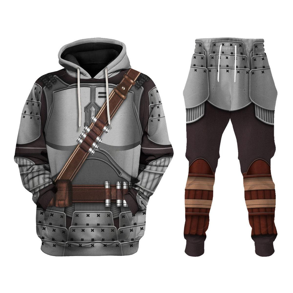  CustomsPig Beskar Mandalorian Samurai Costume Hoodie Sweatshirt T-Shirt Sweatpants -  CustomsPig.com