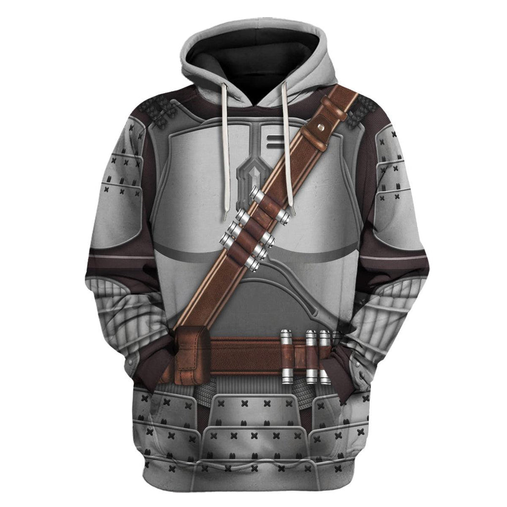  CustomsPig Beskar Mandalorian Samurai Costume Hoodie Sweatshirt T-Shirt Sweatpants -  CustomsPig.com