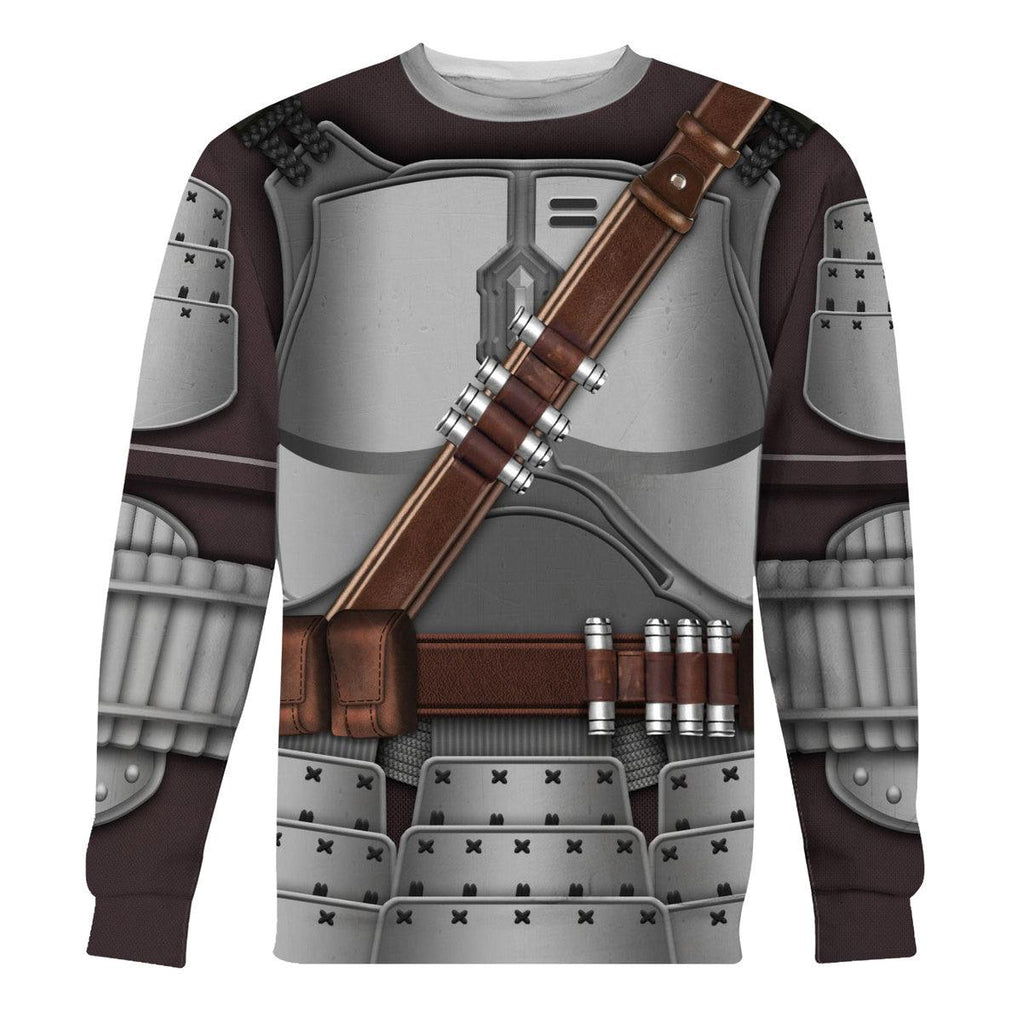  CustomsPig Beskar Mandalorian Samurai Costume Hoodie Sweatshirt T-Shirt Sweatpants -  CustomsPig.com