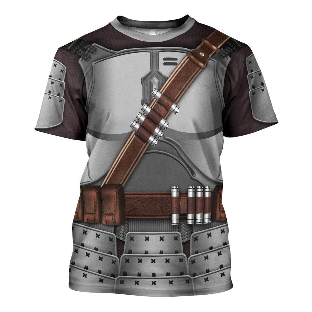  CustomsPig Beskar Mandalorian Samurai Costume Hoodie Sweatshirt T-Shirt Sweatpants -  CustomsPig.com