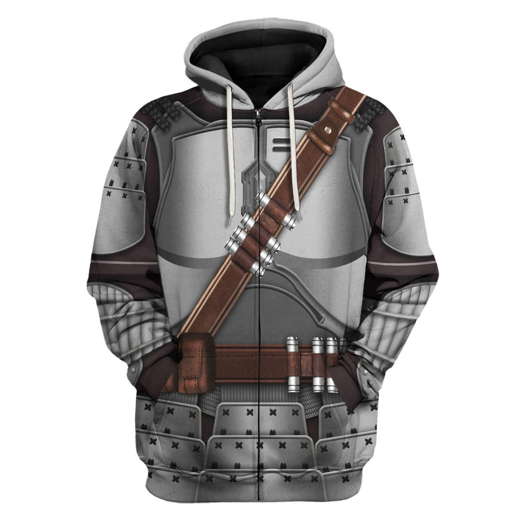  CustomsPig Beskar Mandalorian Samurai Costume Hoodie Sweatshirt T-Shirt Sweatpants -  CustomsPig.com