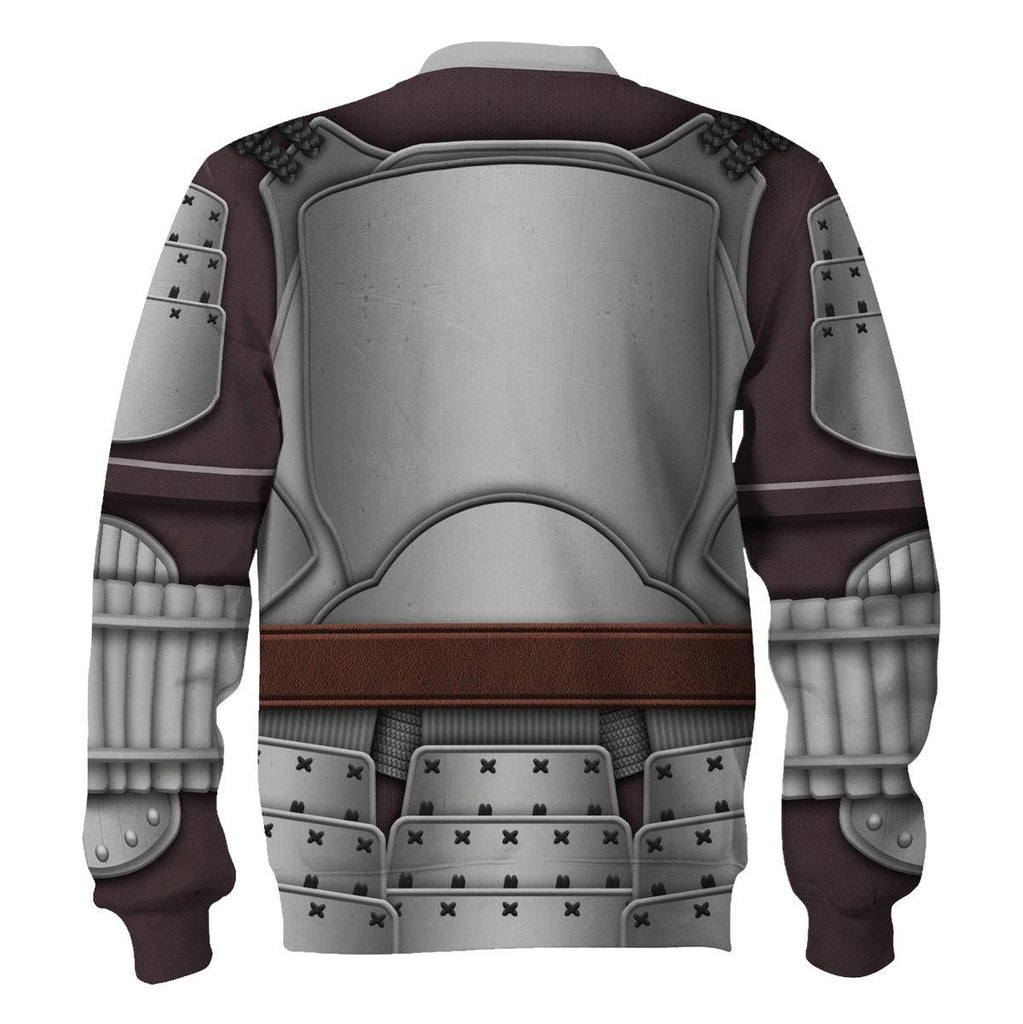  CustomsPig Beskar Mandalorian Samurai Costume Hoodie Sweatshirt T-Shirt Sweatpants -  CustomsPig.com