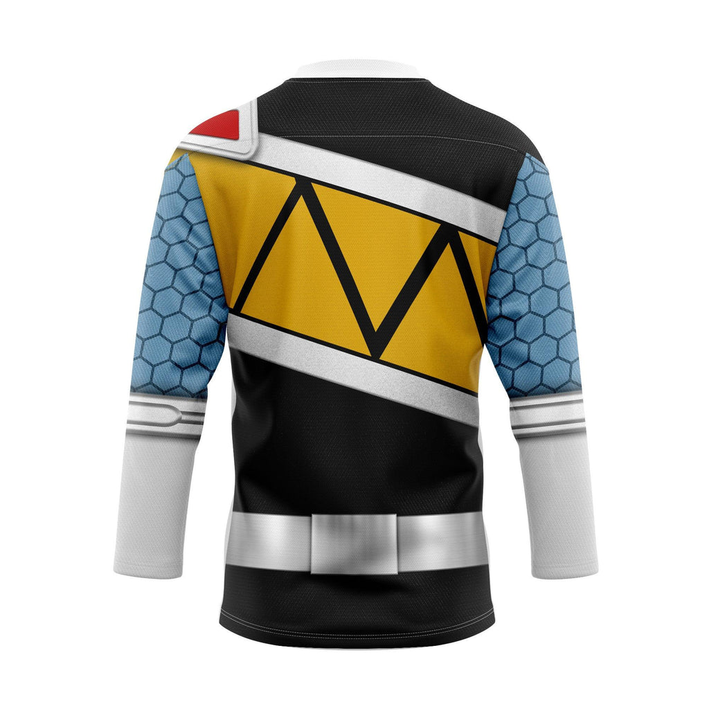  CustomsPig Black Power Rangers Dino Charge Hockey Jersey -  CustomsPig.com