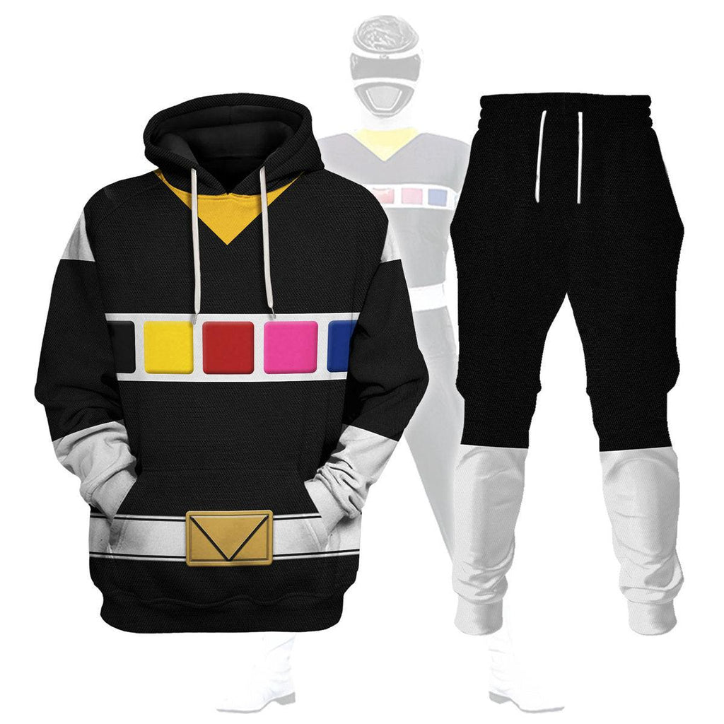 CustomsPig Black Space Ranger Hoodies Sweatshirt T-shirt Hawaiian Tracksuit - CustomsPig.com