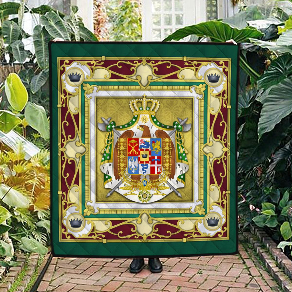 CustomsPig Blanket Kingdom of Italy (Napoleonic) Coat of Arms Quilt - CustomsPig.com