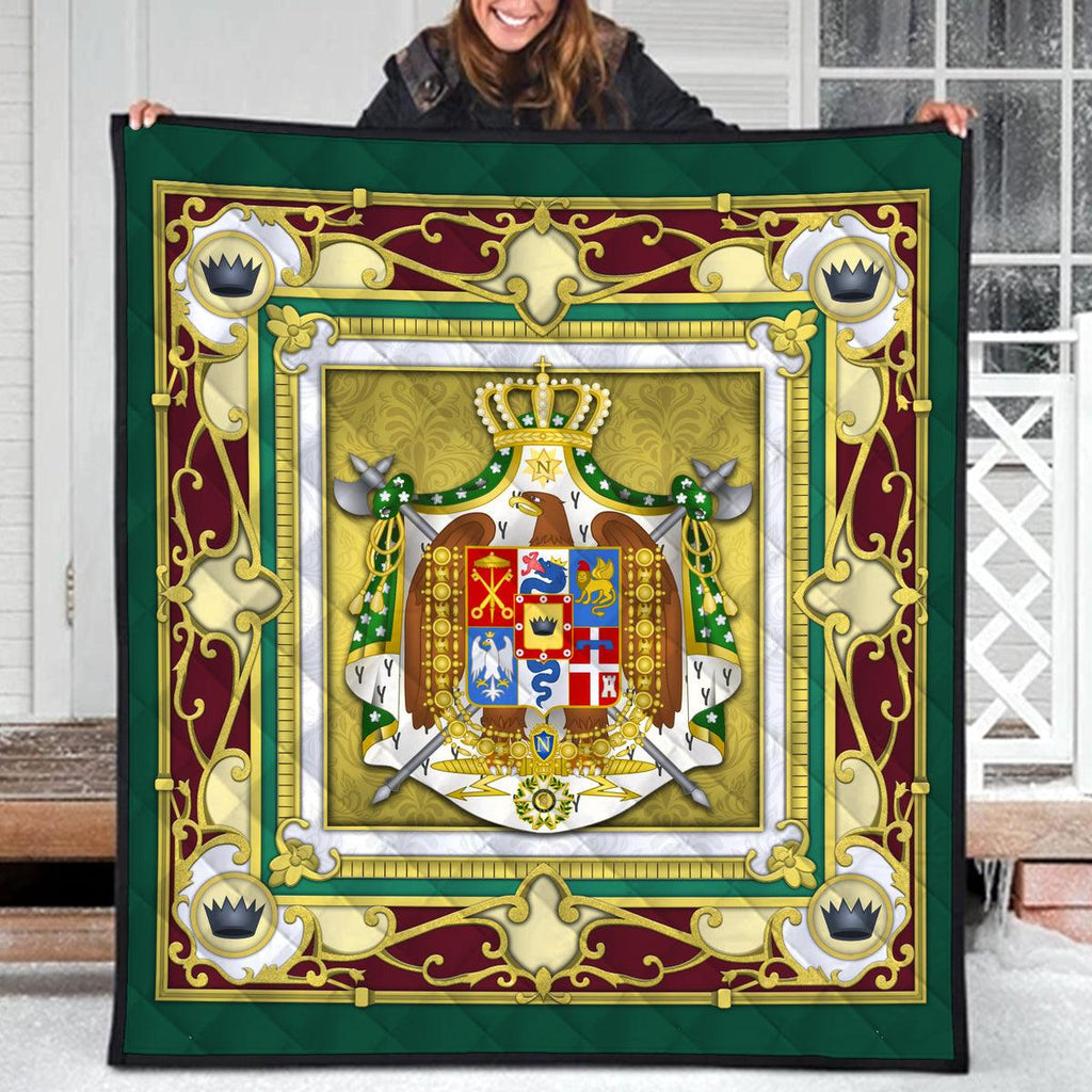 CustomsPig Blanket Kingdom of Italy (Napoleonic) Coat of Arms Quilt - CustomsPig.com