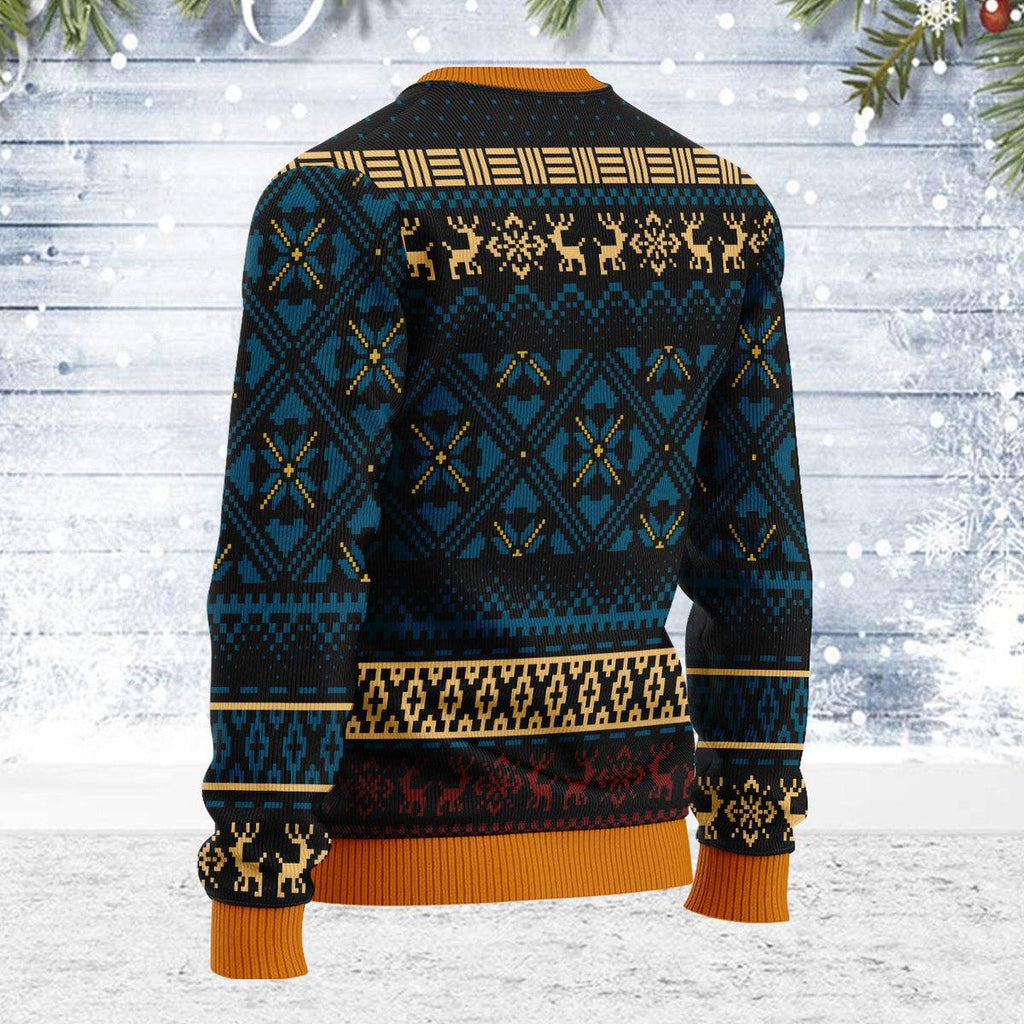 Gearhomie Blue Madonna Virgin Mary Christmas Sweater - Gearhomie.com