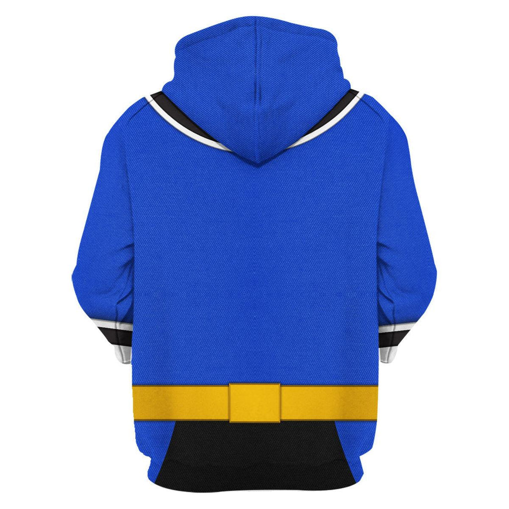 CustomsPig Blue Power Rangers Samurai Hoodies Sweatshirt T-shirt Hawaiian Tracksuit - DucG