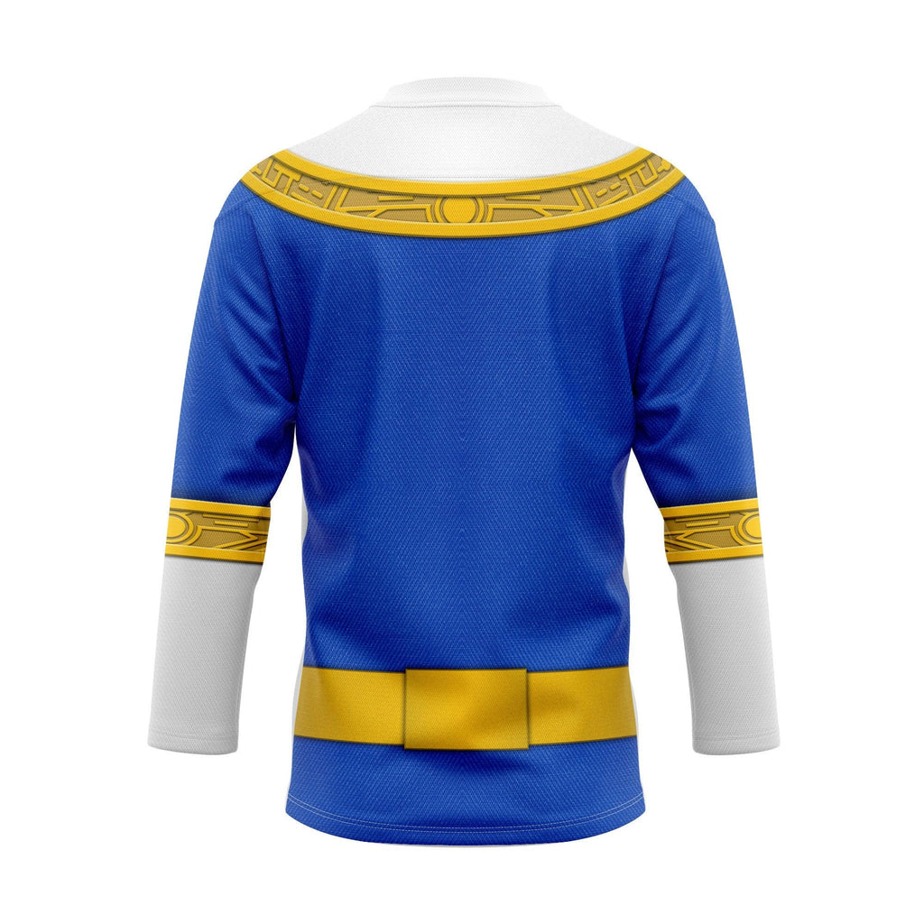  CustomsPig Blue Power Rangers Zeo Hockey Jersey -  CustomsPig.com