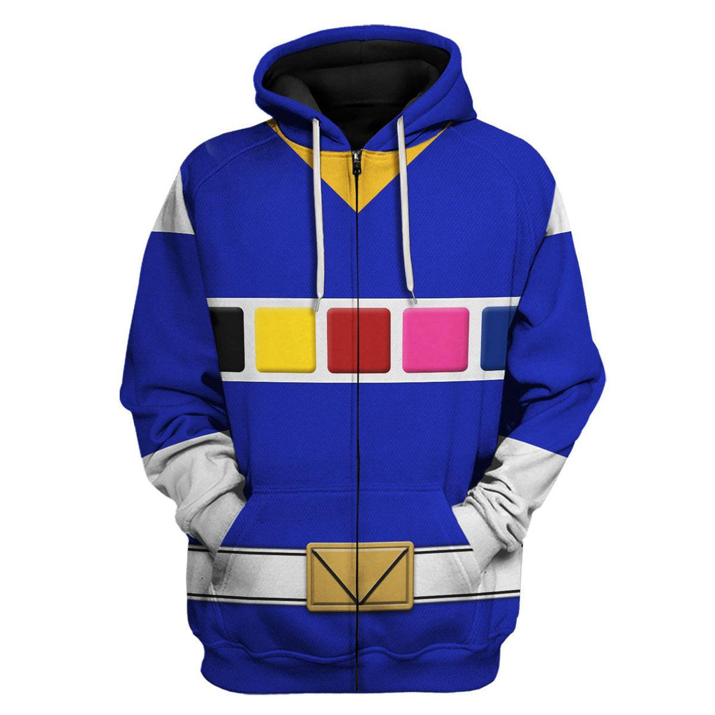 CustomsPig Blue Space Ranger Hoodies Sweatshirt T-shirt Hawaiian Tracksuit - CustomsPig.com