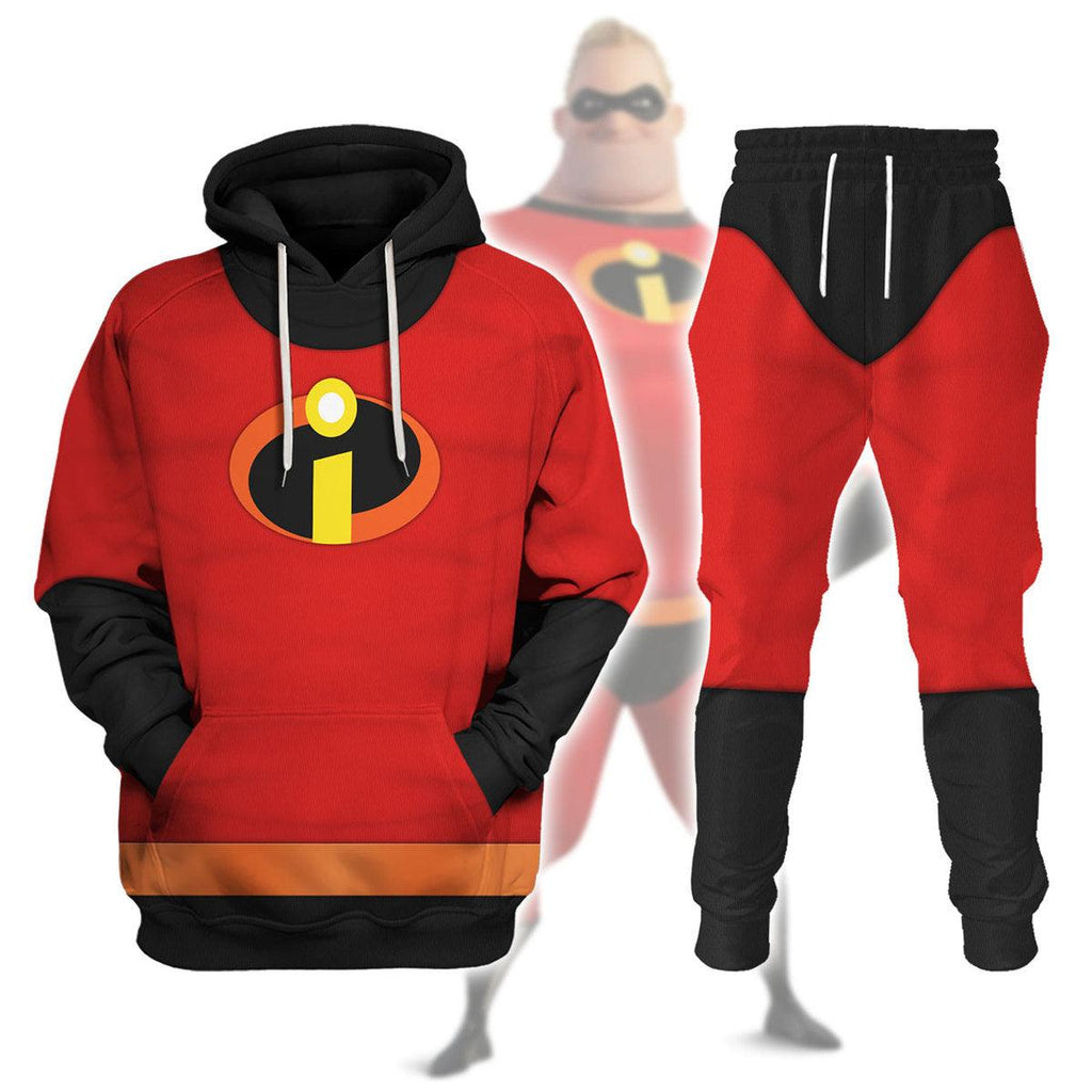 CustomsPig Bob Parr Costume Hoodie Sweatshirt T-Shirt Tracksuit - CustomsPig.com