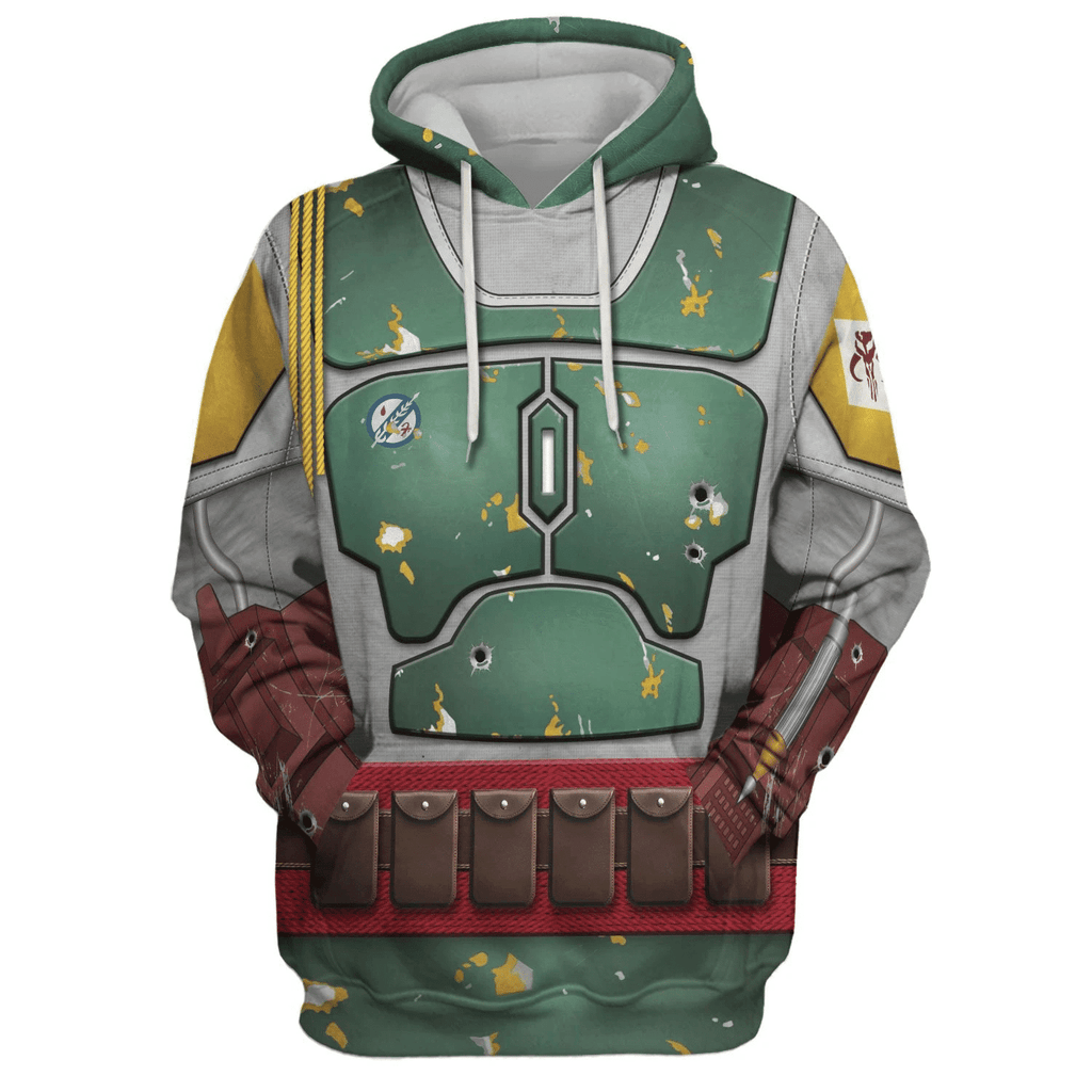  CustomsPig Boba Fett Costume Hoodie Sweatshirt T-Shirt Sweatpants -  CustomsPig.com