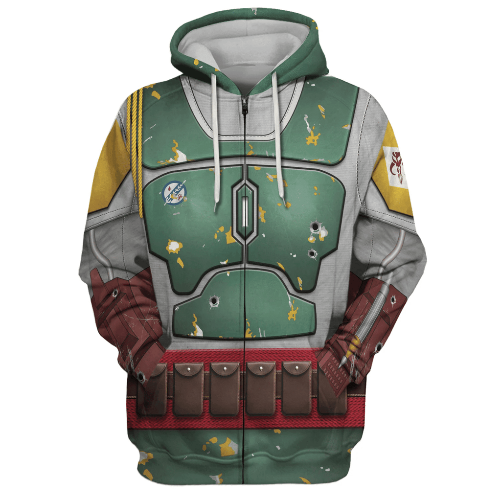  CustomsPig Boba Fett Costume Hoodie Sweatshirt T-Shirt Sweatpants -  CustomsPig.com