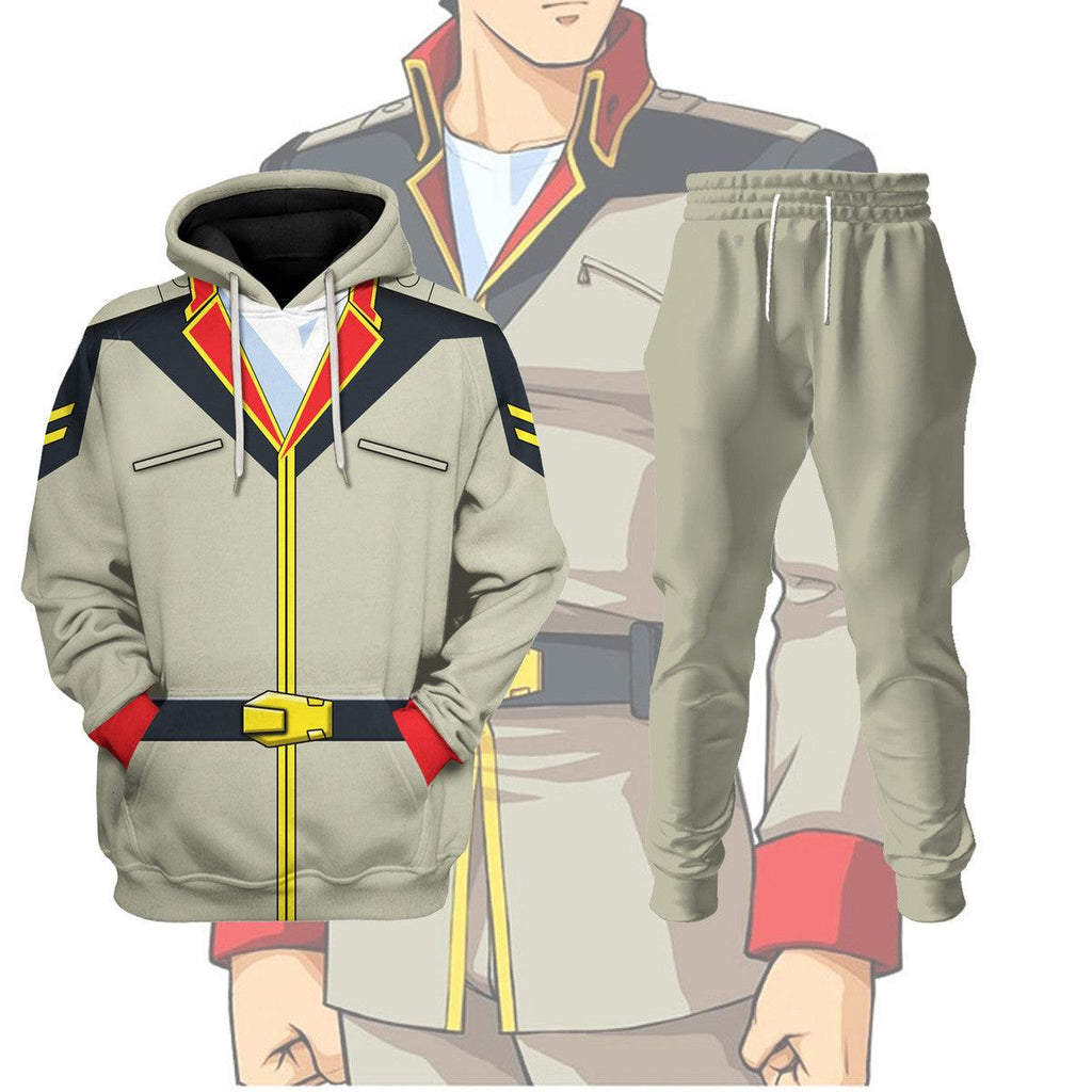 CustomsPig Bright Noa Mobile Suit Gundam Costume All Over Print Tracksuit Hoodie - CustomsPig