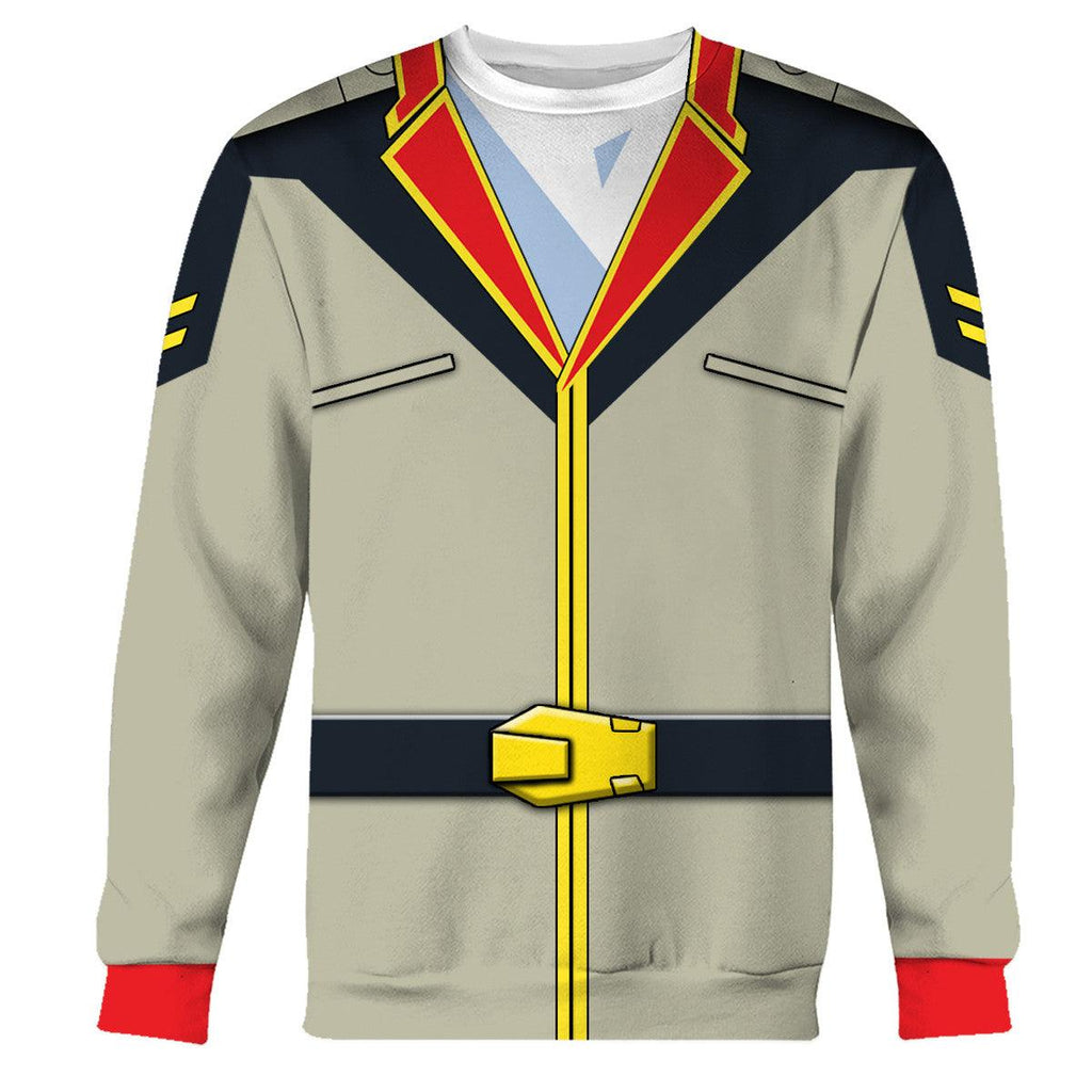 CustomsPig Bright Noa Mobile Suit Gundam Costume All Over Print Tracksuit Hoodie - CustomsPig