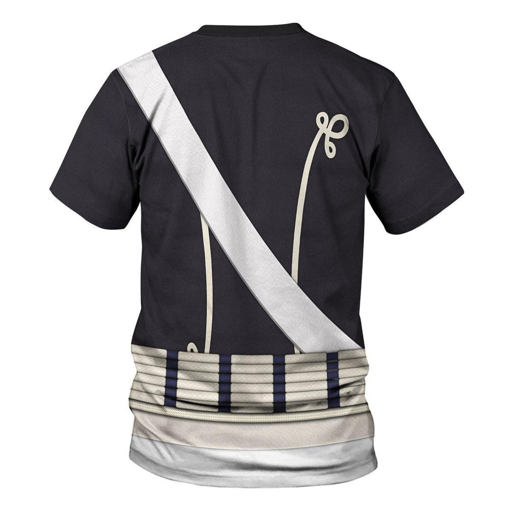 CustomsPig British 18th Hussar-Full Dress (1806-1815) Uniform All Over Print Hoodie Sweatshirt T-Shirt Tracksuit - CustomsPig.com