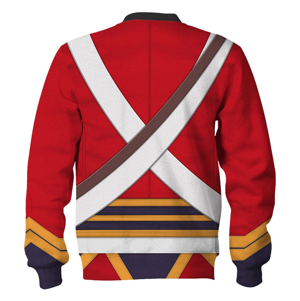 CustomsPig British 2nd Heavy Dragoon-Scots Greys-Campaign Dress (1812-1815) Uniform All Over Print Hoodie Sweatshirt T-Shirt Tracksuit - CustomsPig.com