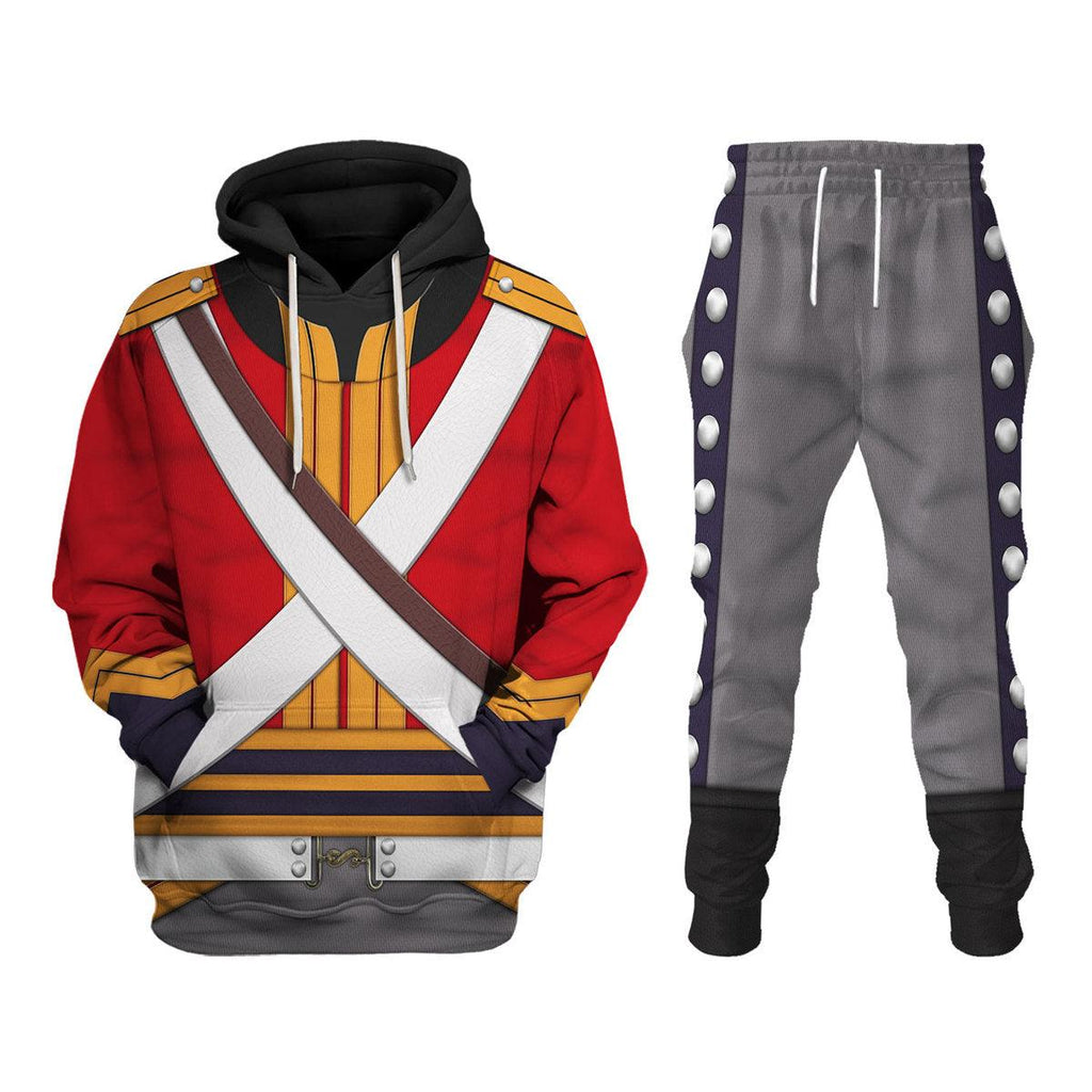 CustomsPig British 2nd Heavy Dragoon-Scots Greys-Campaign Dress (1812-1815) Uniform All Over Print Hoodie Sweatshirt T-Shirt Tracksuit - CustomsPig.com