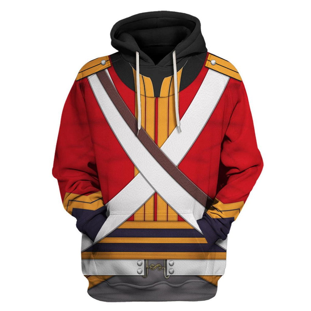 CustomsPig British 2nd Heavy Dragoon-Scots Greys-Campaign Dress (1812-1815) Uniform All Over Print Hoodie Sweatshirt T-Shirt Tracksuit - CustomsPig.com