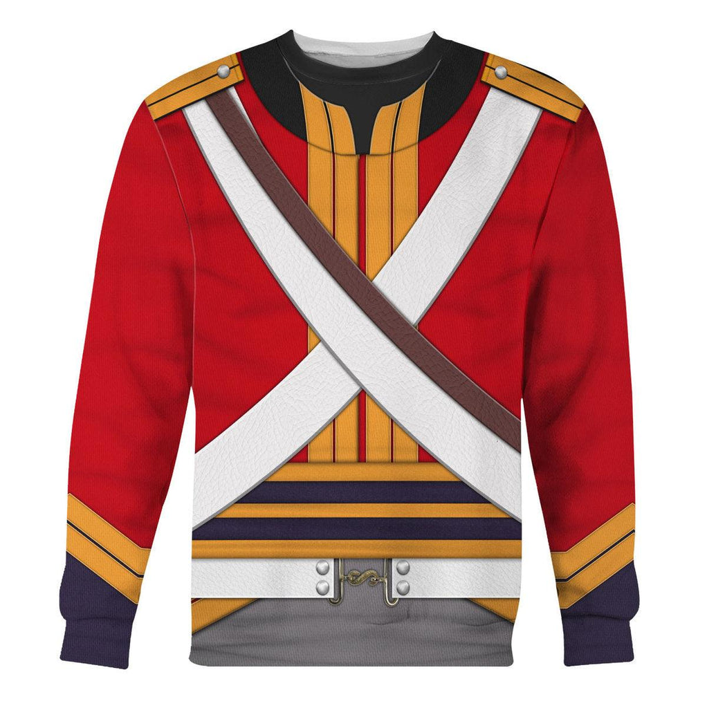 CustomsPig British 2nd Heavy Dragoon-Scots Greys-Campaign Dress (1812-1815) Uniform All Over Print Hoodie Sweatshirt T-Shirt Tracksuit - CustomsPig.com