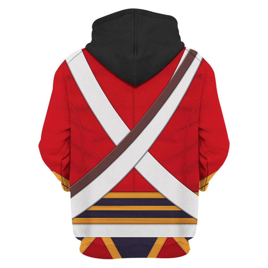 CustomsPig British 2nd Heavy Dragoon-Scots Greys-Campaign Dress (1812-1815) Uniform All Over Print Hoodie Sweatshirt T-Shirt Tracksuit - CustomsPig.com