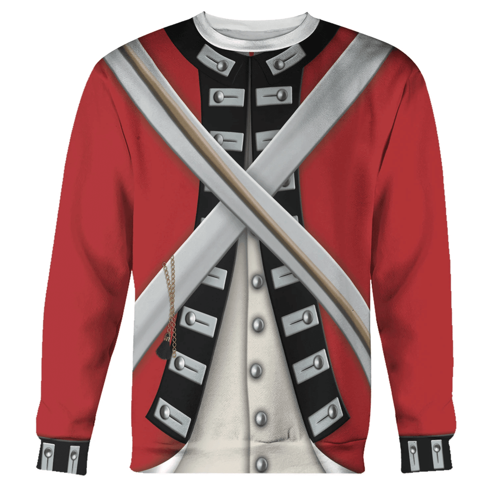  CustomsPig British Army Red Coat Hoodie Sweatshirt T-Shirt Tracksuit -  CustomsPig.com