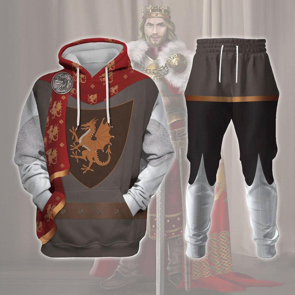  CustomsPig British King Arthur Arthur Pendragon Costume Hoodie Sweatshirt T-Shirt Tracksuit -  CustomsPig.com