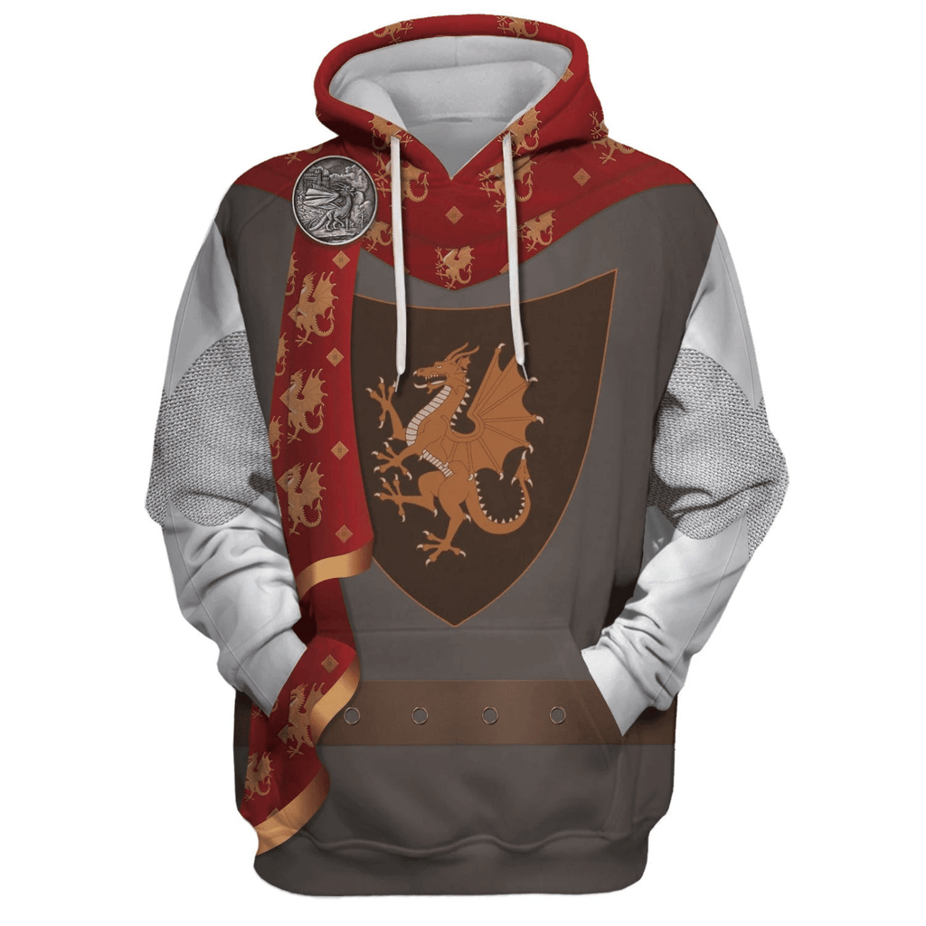  CustomsPig British King Arthur Arthur Pendragon Costume Hoodie Sweatshirt T-Shirt Tracksuit -  CustomsPig.com