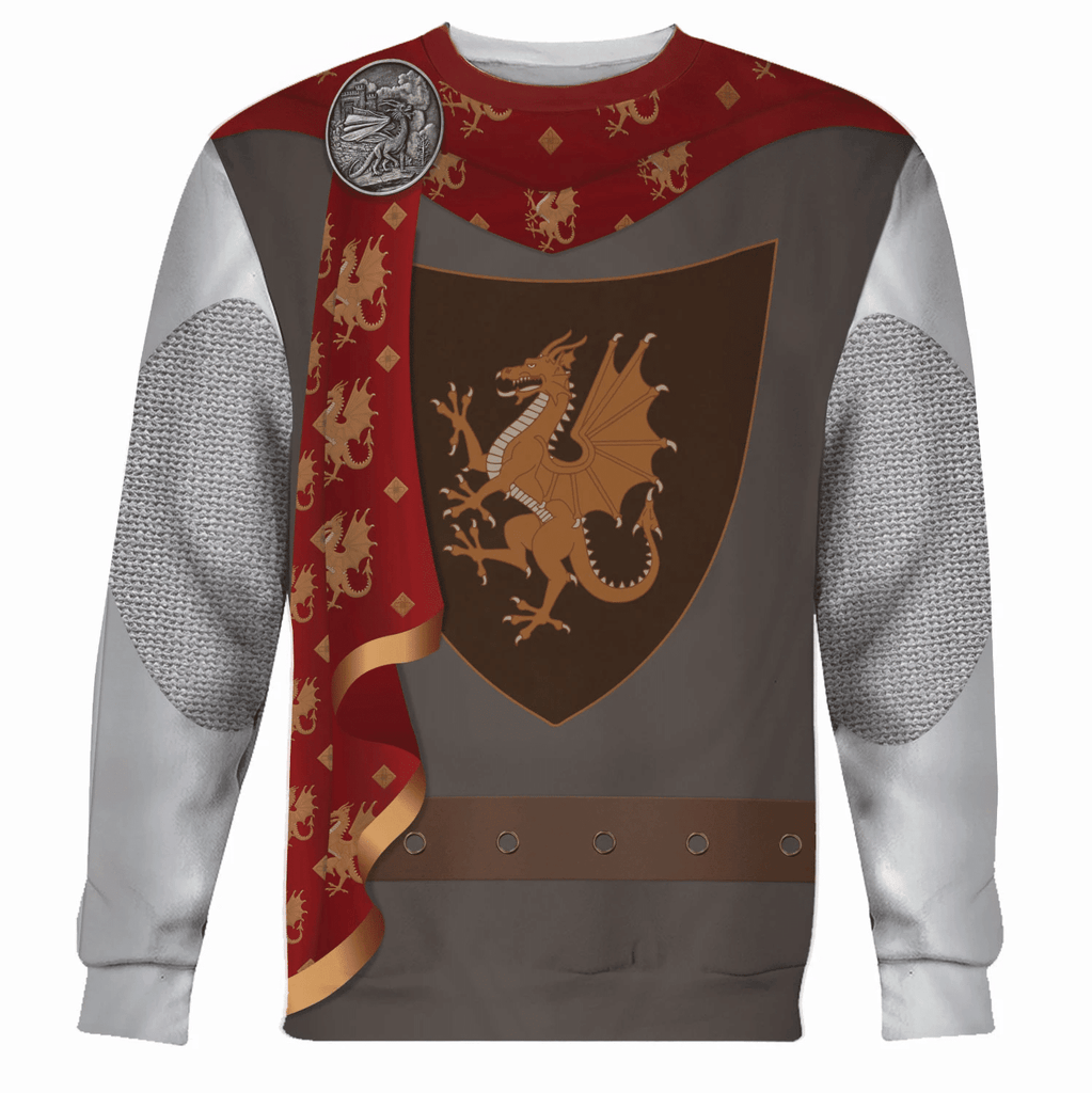  CustomsPig British King Arthur Arthur Pendragon Costume Hoodie Sweatshirt T-Shirt Tracksuit -  CustomsPig.com