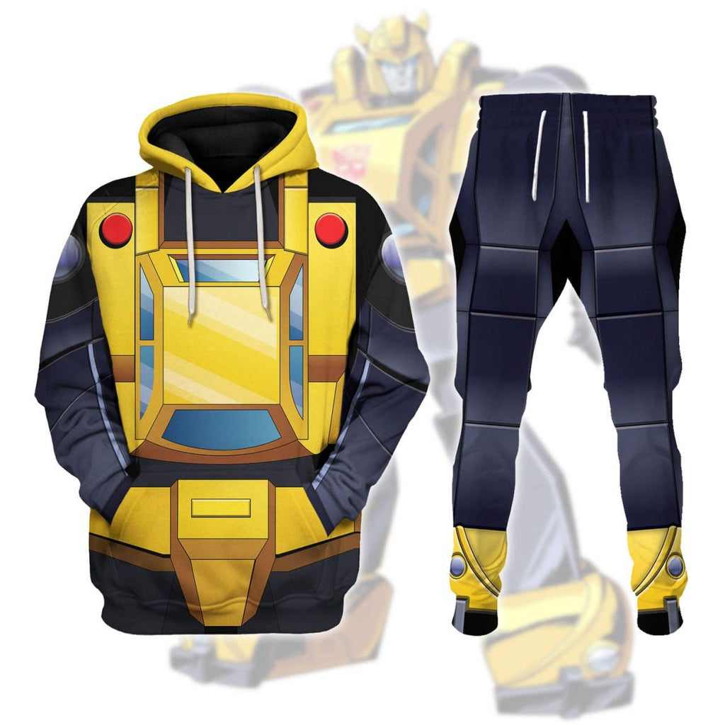  CustomsPig Bumblebee Costume Cosplay Hoodie Tracksuit -  CustomsPig