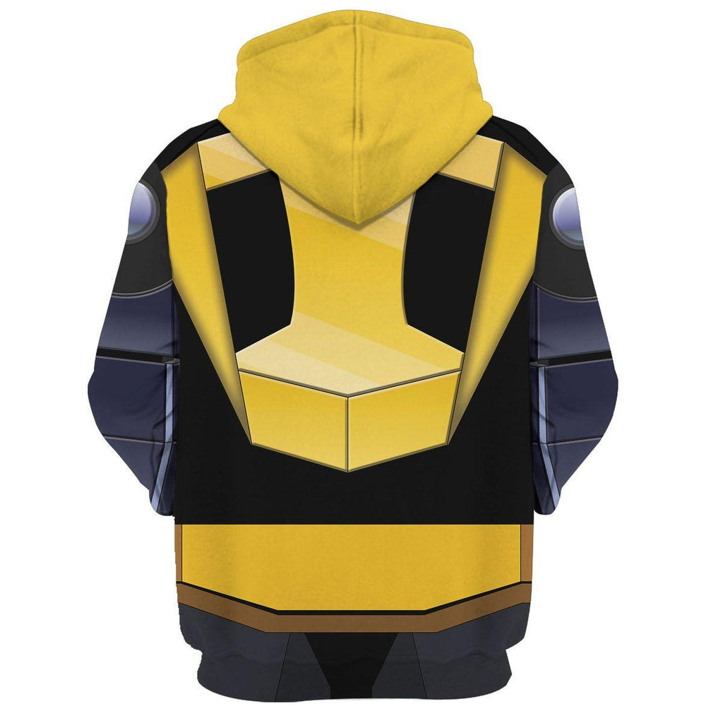  CustomsPig Bumblebee Costume Cosplay Hoodie Tracksuit -  CustomsPig