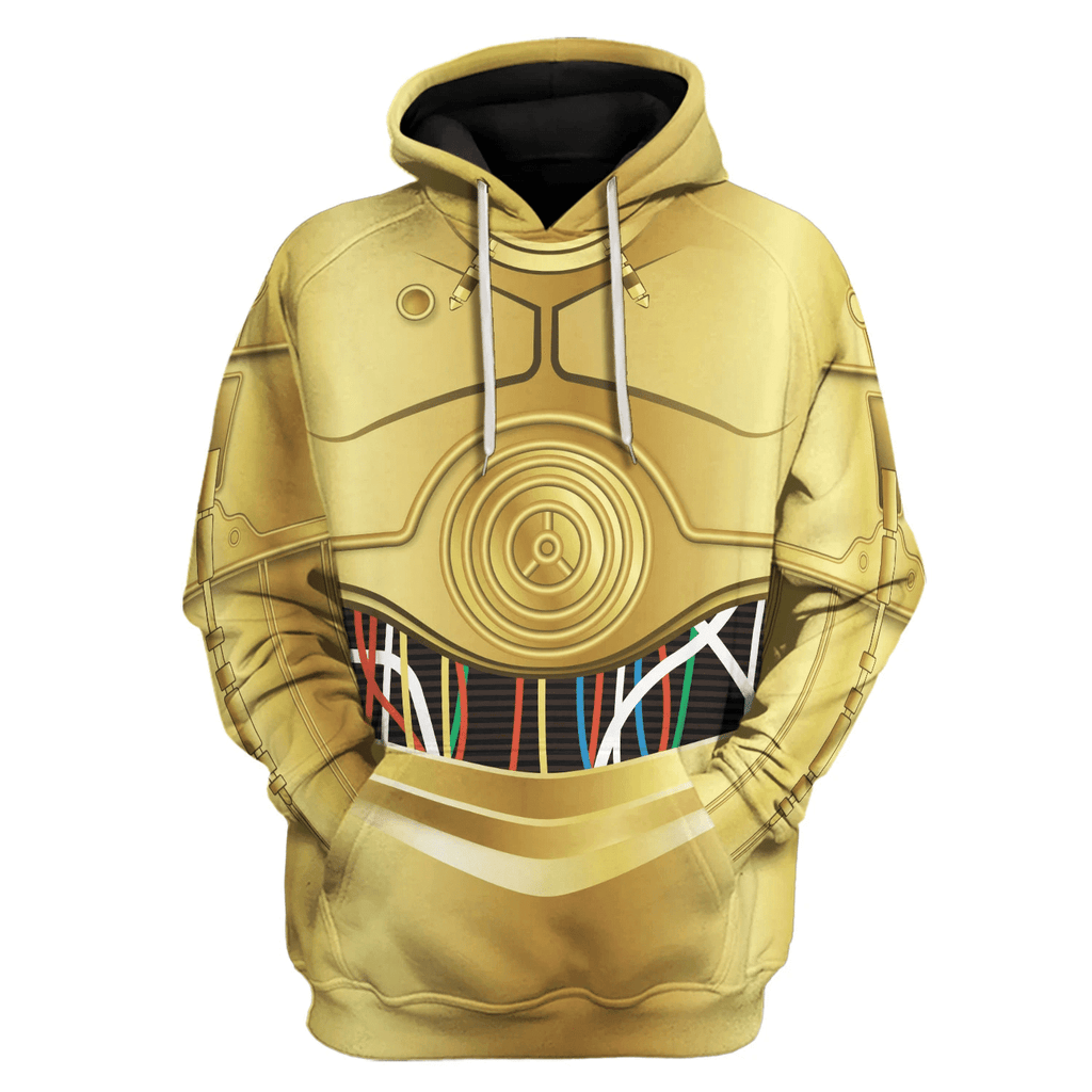  CustomsPig C-3PO Costume Hoodie Sweatshirt T-Shirt Sweatpants -  CustomsPig.com