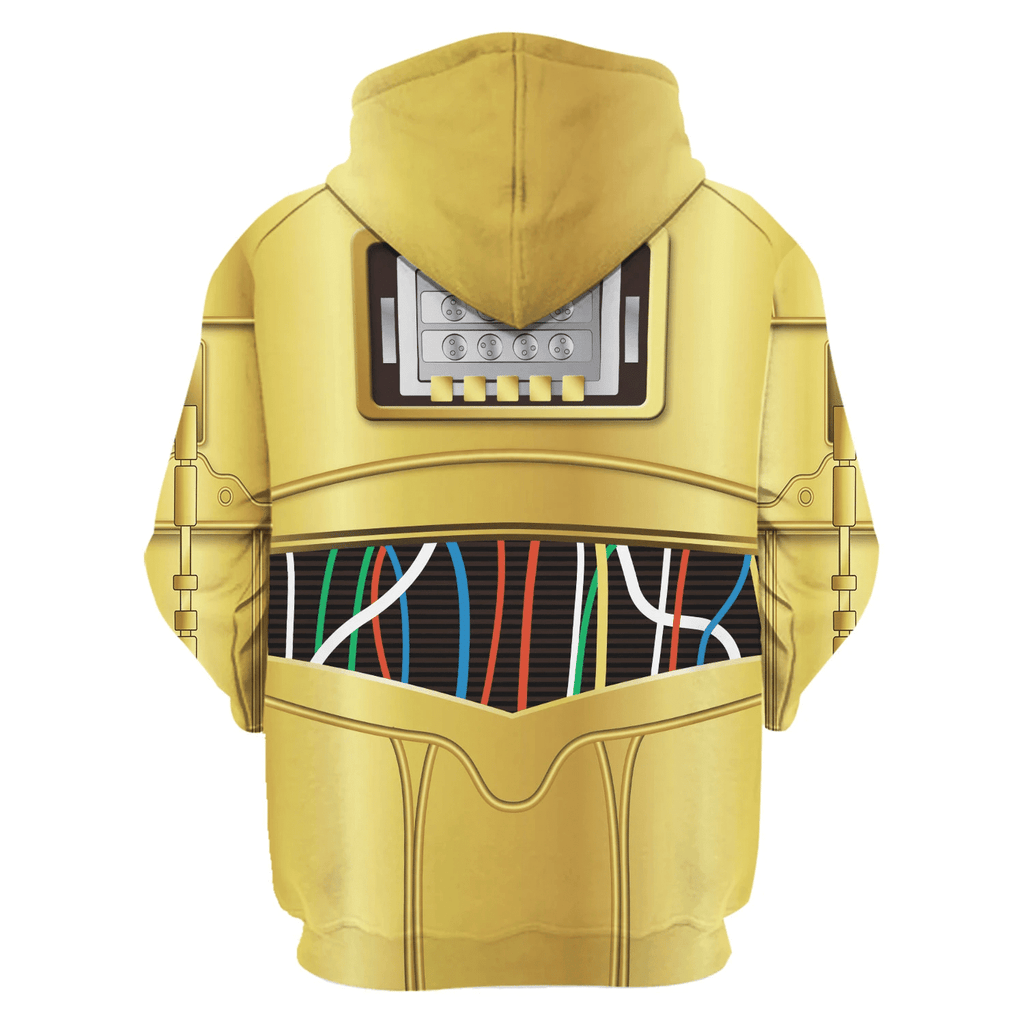  CustomsPig C-3PO Costume Hoodie Sweatshirt T-Shirt Sweatpants -  CustomsPig.com