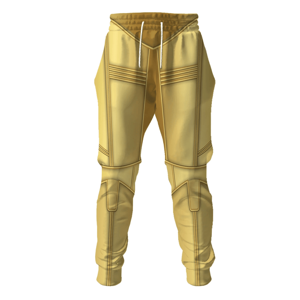  CustomsPig C-3PO Costume Hoodie Sweatshirt T-Shirt Sweatpants -  CustomsPig.com