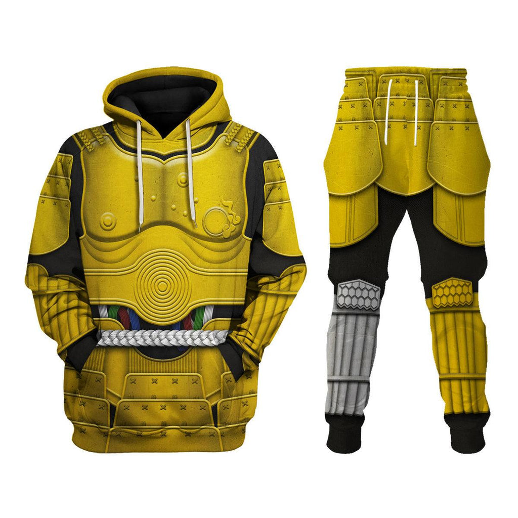  CustomsPig C-3PO Samurai Costume Hoodie Sweatshirt T-Shirt Sweatpants -  CustomsPig.com