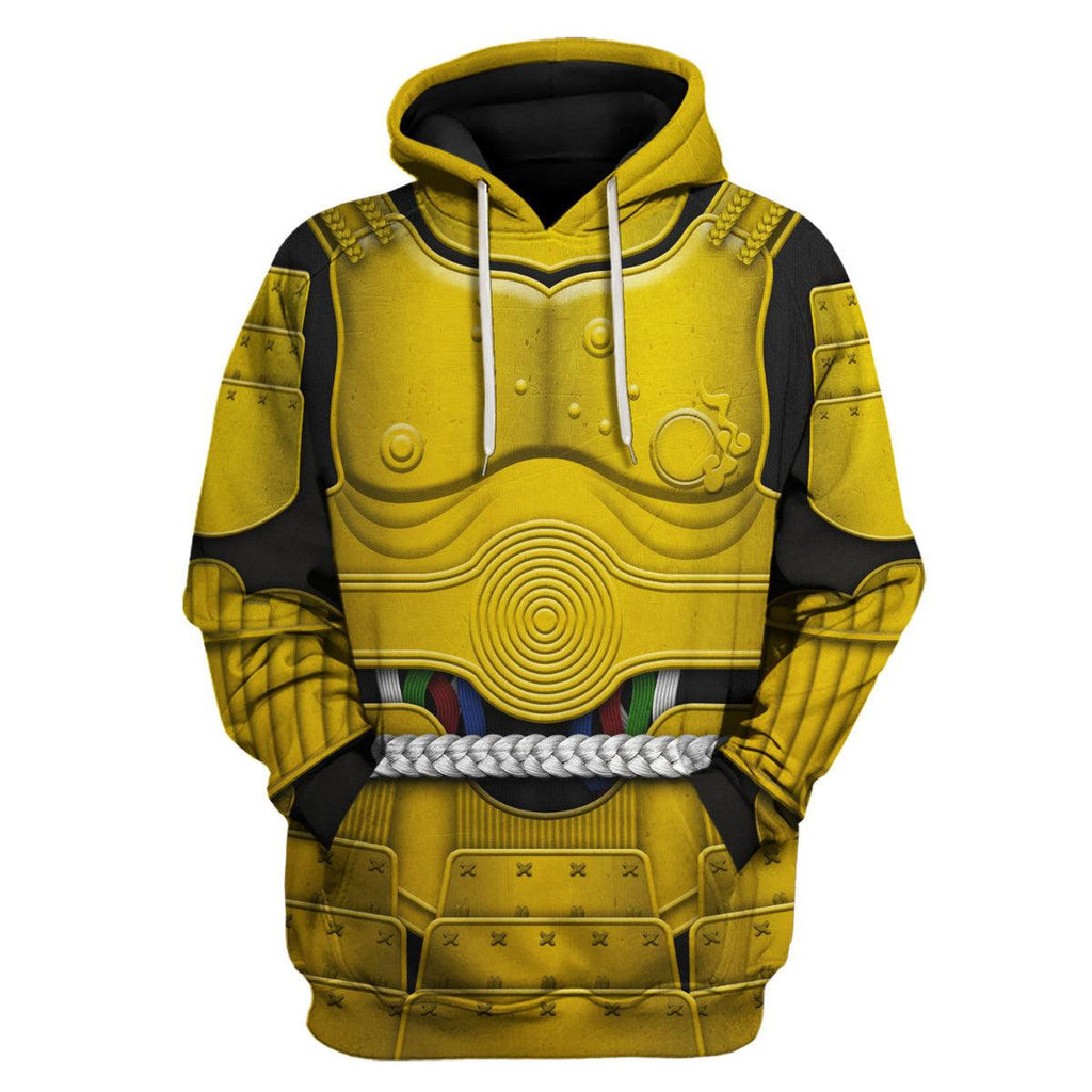  CustomsPig C-3PO Samurai Costume Hoodie Sweatshirt T-Shirt Sweatpants -  CustomsPig.com