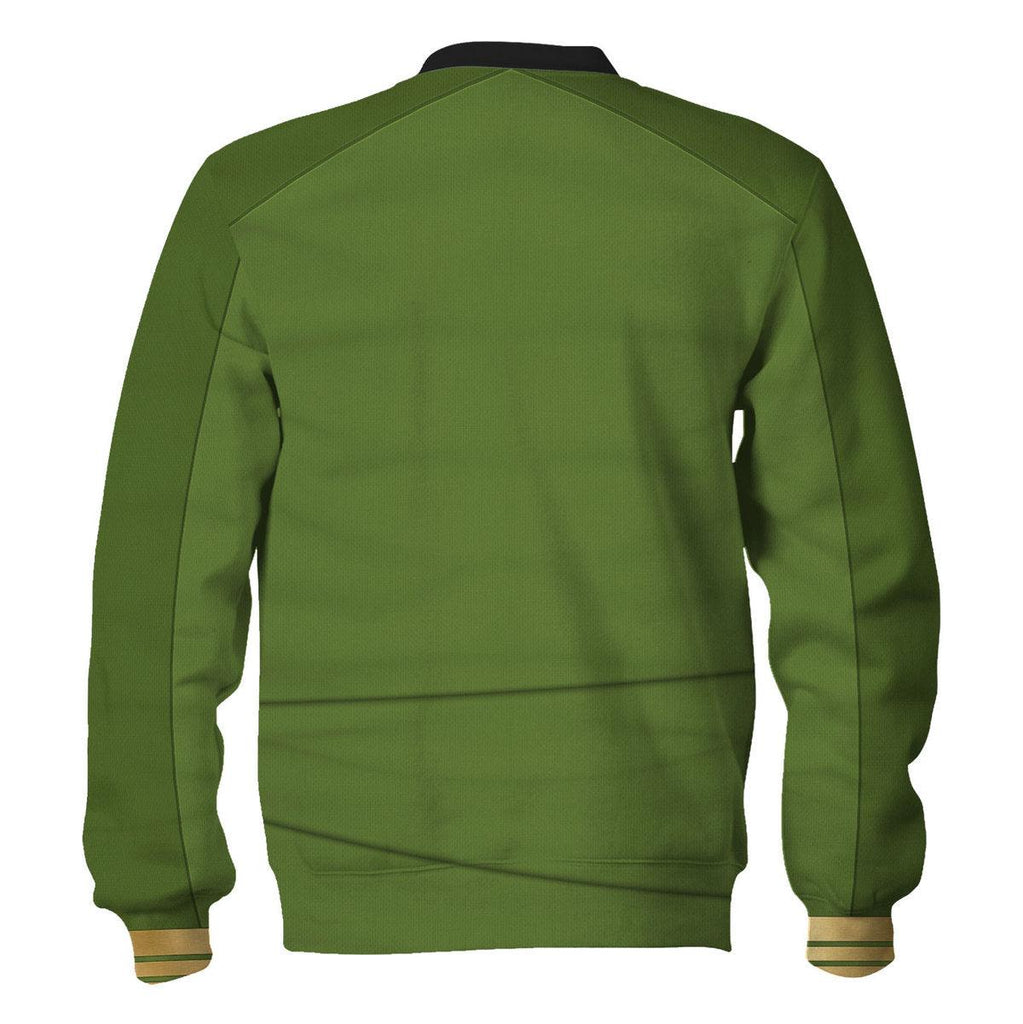 CustomsPig Captain Pike Green Costume Hoodie Sweatshirt T-Shirt Sweatpants - CustomsPig.com