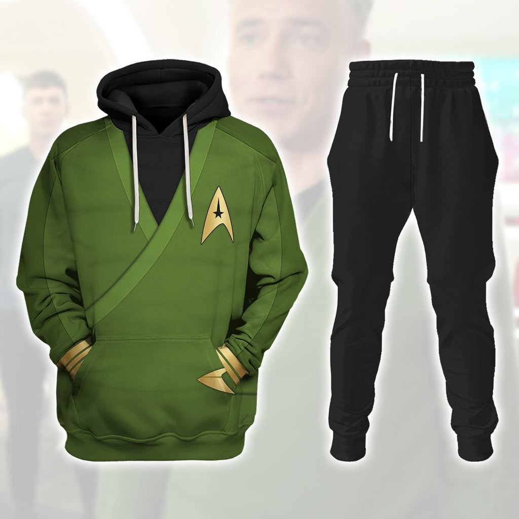 CustomsPig Captain Pike Green Costume Hoodie Sweatshirt T-Shirt Sweatpants - CustomsPig.com