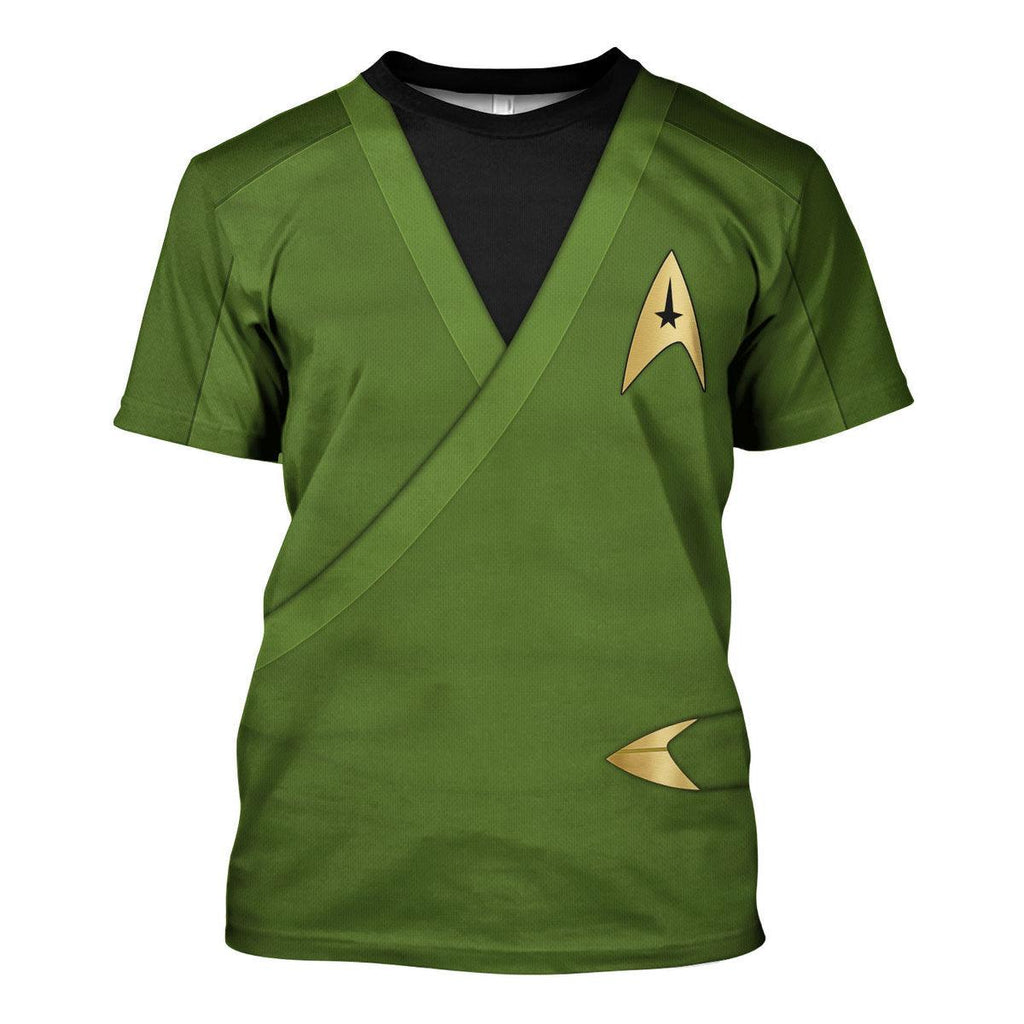 CustomsPig Captain Pike Green Costume Hoodie Sweatshirt T-Shirt Sweatpants - CustomsPig.com