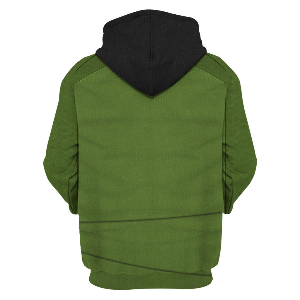 CustomsPig Captain Pike Green Costume Hoodie Sweatshirt T-Shirt Sweatpants - CustomsPig.com