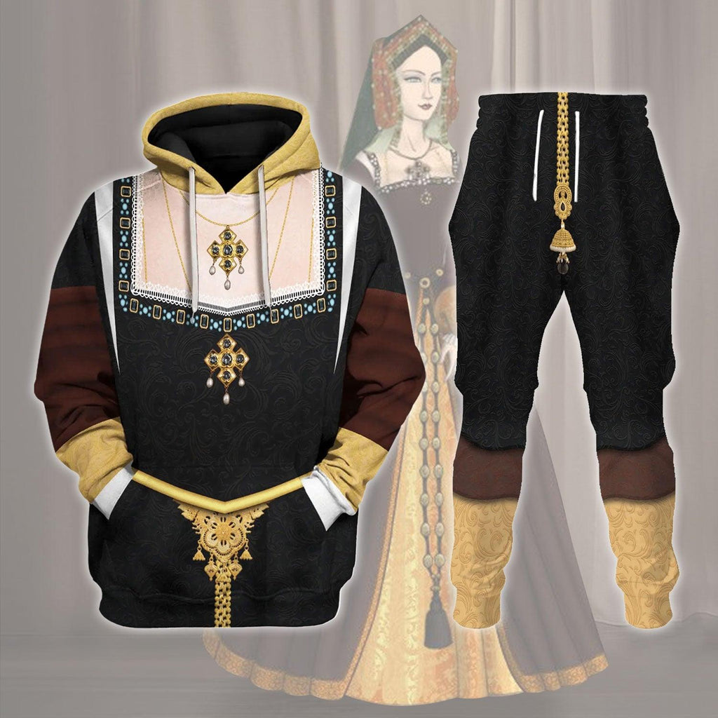  CustomsPig Catherine of Aragon Queen of England Costume Hoodie Sweatshirt T-Shirt Tracksuit -  CustomsPig.com