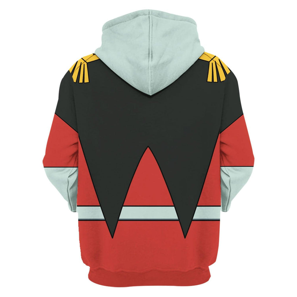 CustomsPig Char Aznable Mobile Suit Gundam Costume All Over Print Tracksuit Hoodie - CustomsPig