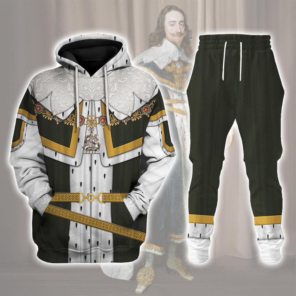 CustomsPig Charles I of England Costume Hoodie Sweatshirt T-Shirt Tracksuit - CustomsPig.com